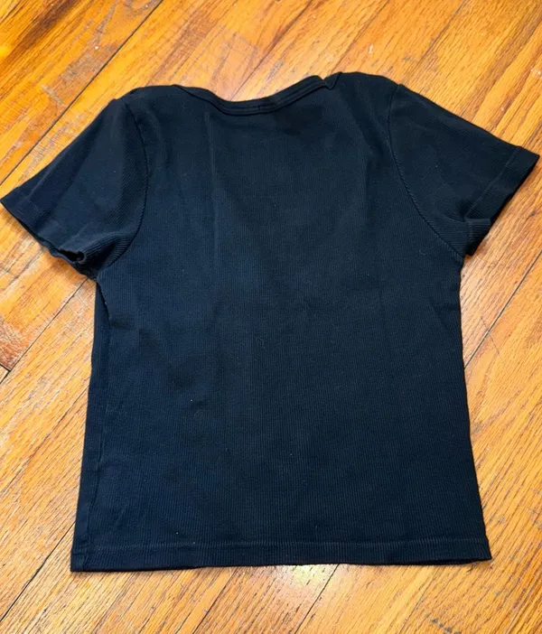 Brandy Melville Top Black Crop - Image 3