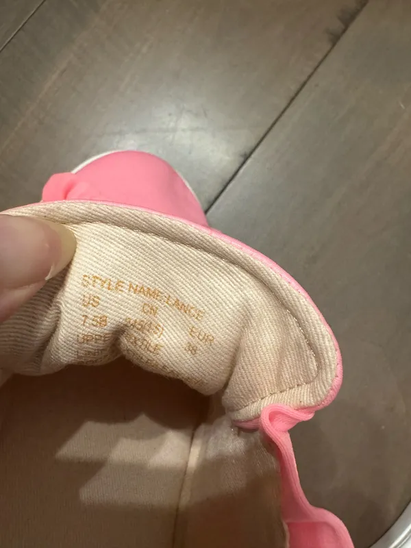 Kate Spade Size 7.5 Lance Pink Ruffle Slip-On Sneakers Tennis Shoes - Image 7