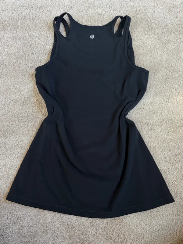 Athleta Black Strappy Athletic Dress – Size Medium - Image 3