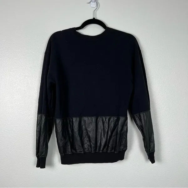 ARITZIA Wilfred Free Long Sleeve Pullover‎ Black Sz S - Image 6