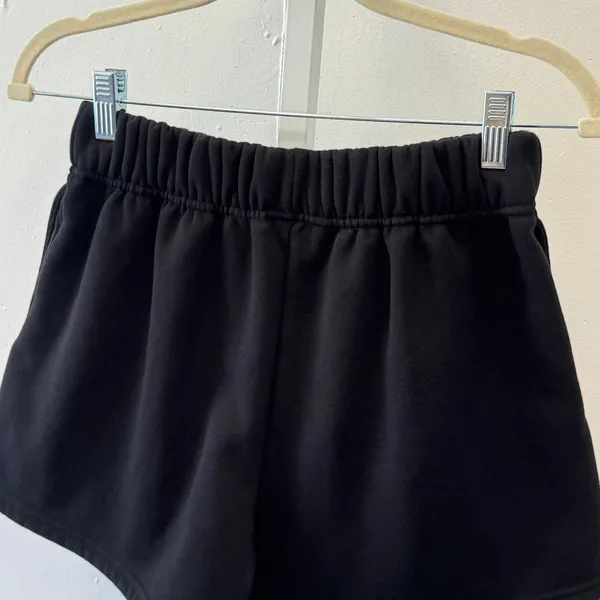 Kamo Fitness CozyTec Sweatshorts Small High Rise Athletic Fleece Lined Black - Image 6