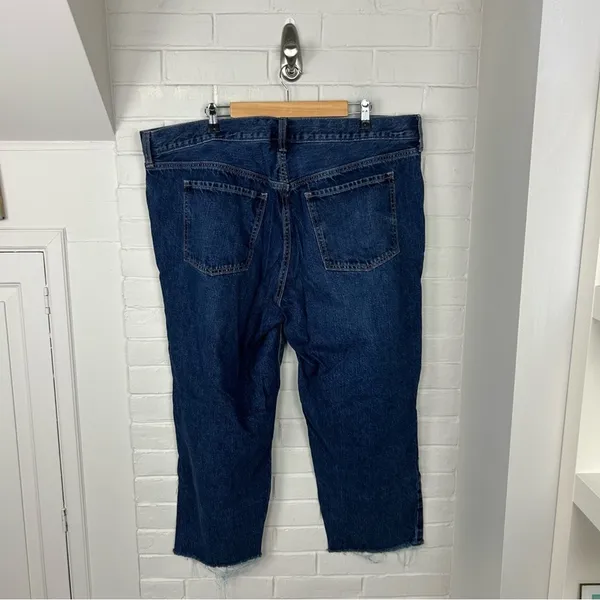Old Navy Plus Size Denim High Rise Slouchy Straight Distressed Jeans Size 20 - Image 10