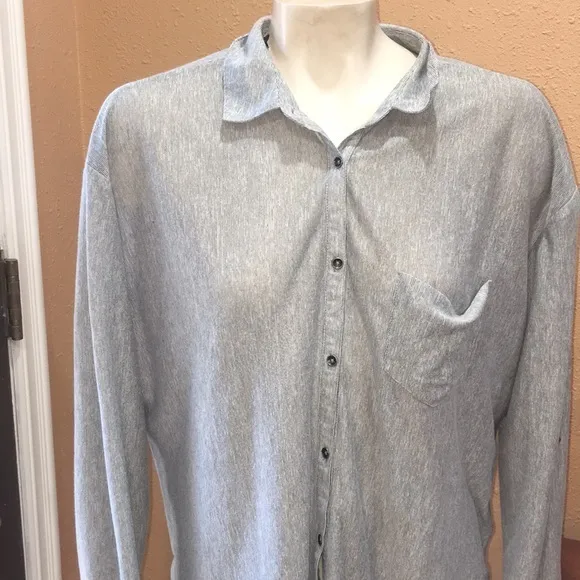 Bdg striped Button down blouse - Image 2