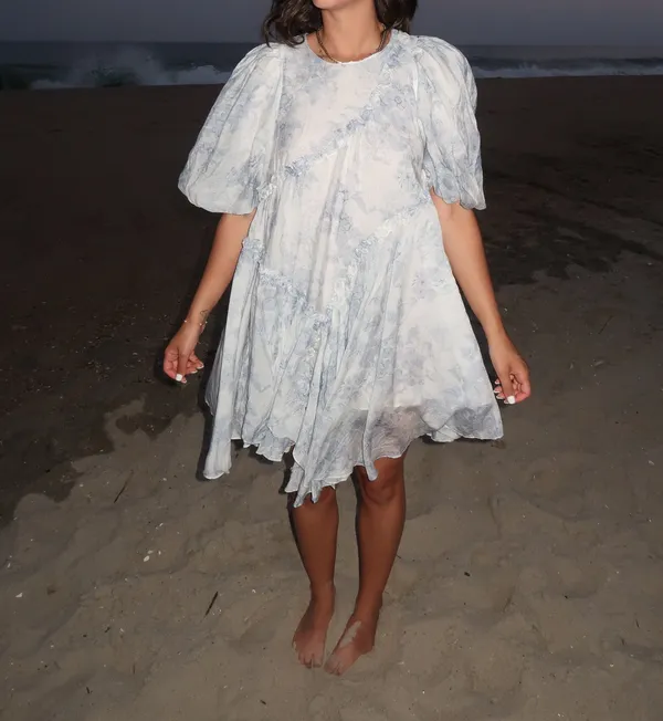 Sofie the Label Toile Asymmetrical Mini Dress - Image 2