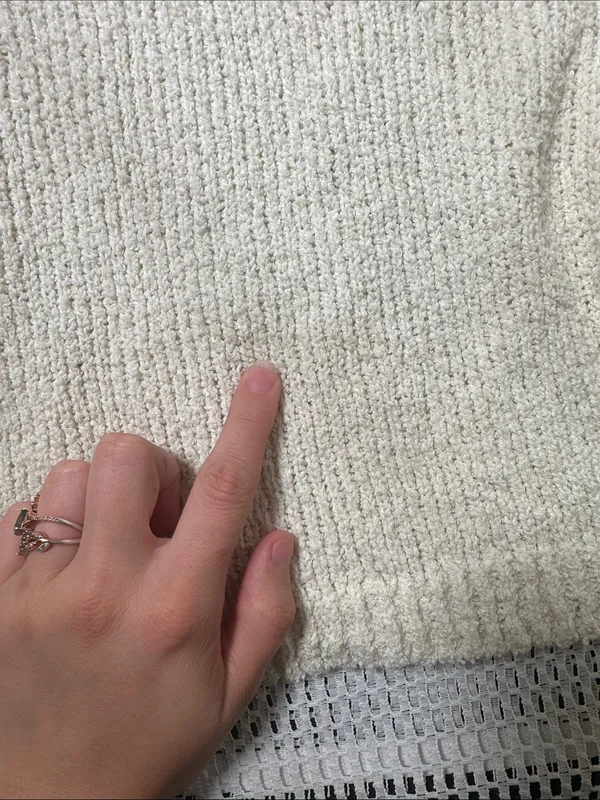 Calvin Klein Cream Short-Sleeve Turtleneck Polo‎ Sweater - Image 2
