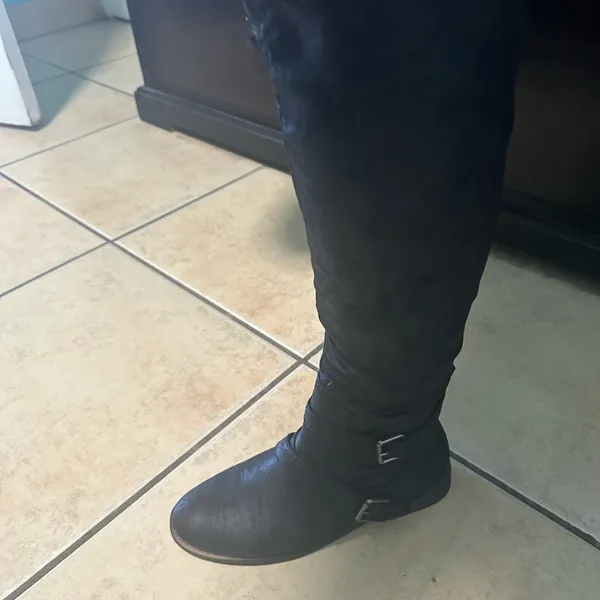 Celia Black under knee Boots - Image 6