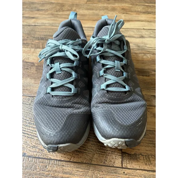 Merrell Women's Gray/Blue Hiking Shoes US 8 Medium Vibram Soles J52988 - Image 2
