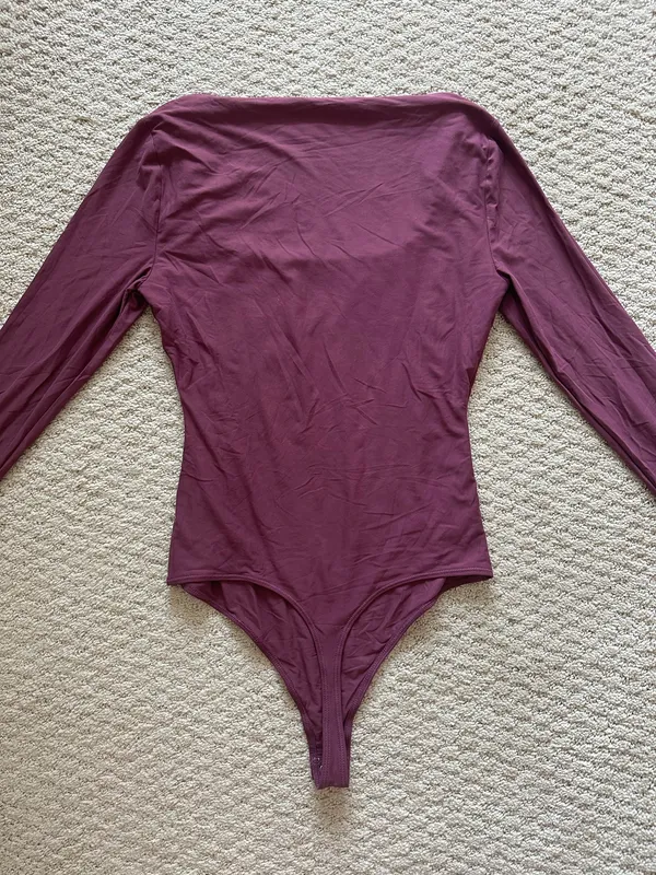Abercrombie & Fitch Square Neck Long Sleeve Bodysuit - Image 4