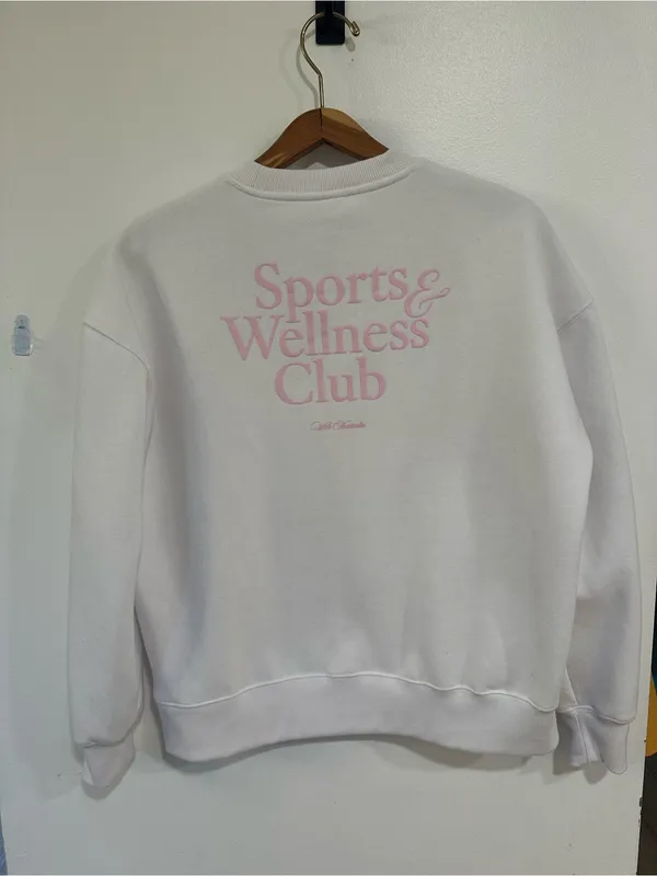 Wilo The Label Wellness Club Pullover Sweatshirt Women’s Size XS Athleisure Cozy - Image 4