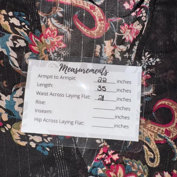 Zara Floral Paisley Print Long Sleeve‎ V Neck Mini Dress - Image 7
