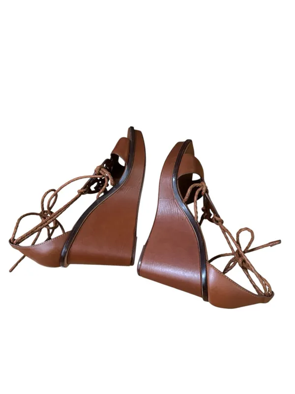 Tory Burch Miller Braided Wedge Sandals - Image 5