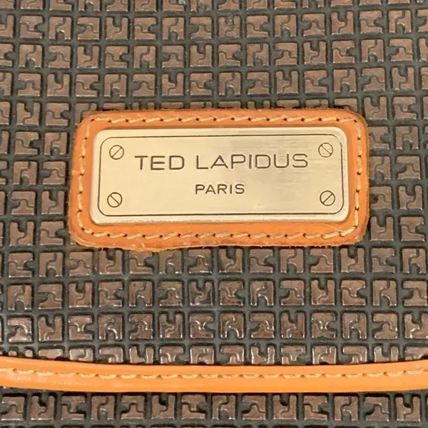 Vintage Ted Lapidus Monogram CrossBody Bag Purse - Image 6