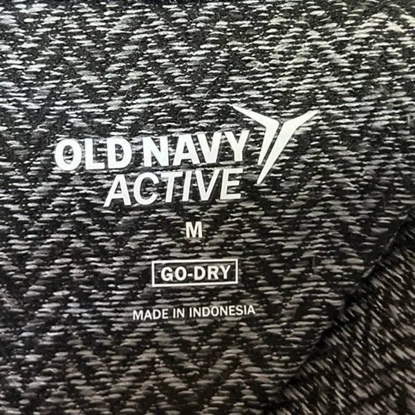 Old Navy Active Gray Long Sleeve Half Zip High Neck Activewear Sweatshirt Top M - Image 4