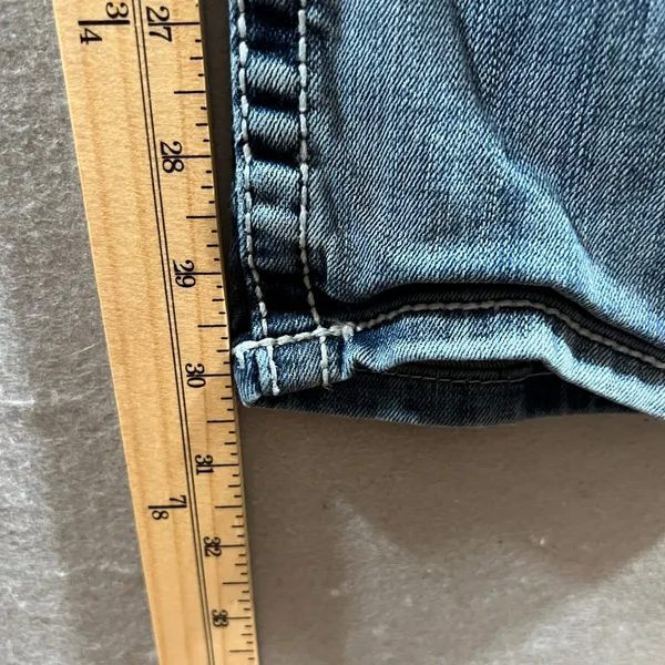 1285 | BKE Payton Slim Bootcut Contrast Stitch Denim Jeans Blue‎ Womens 26R - Image 4