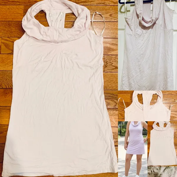 Fit To Go Lavender Cowl Neck Mini Dress / Tunic – Size XL (NWOT - Image 3