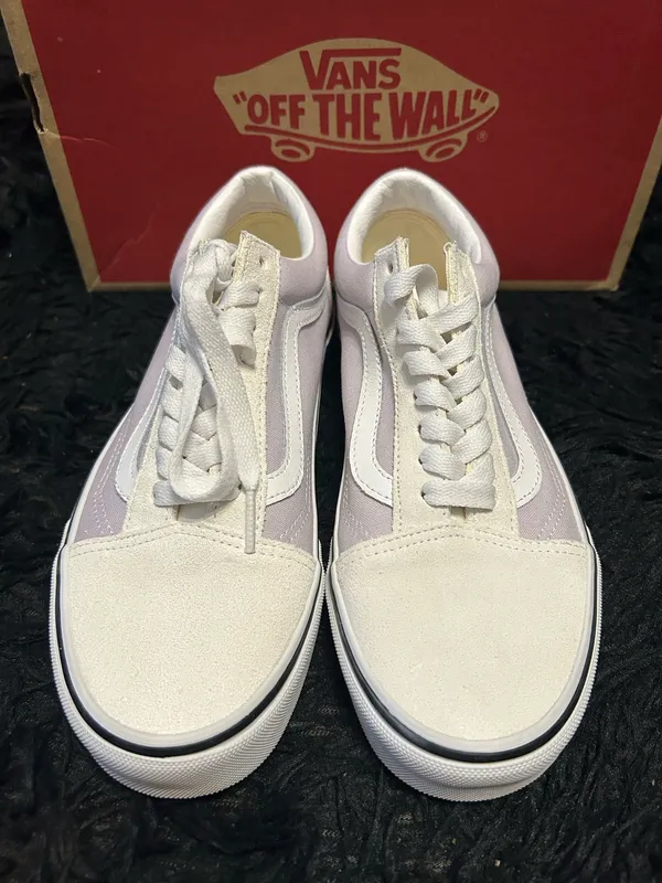 VANS old skool 2-tone lace up low top shoes sneakers women’s 8 new - Image 6