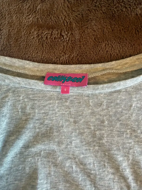 Edikted Crop Long Sleeve Top - Image 2