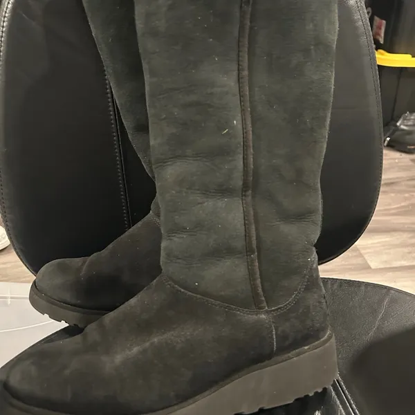 UGG Black Suede Boots size 8 - Image 2