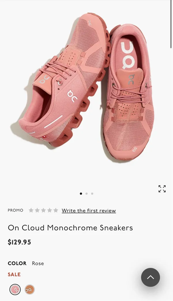 On Cloud Monochrome Sneakers  - Image 5