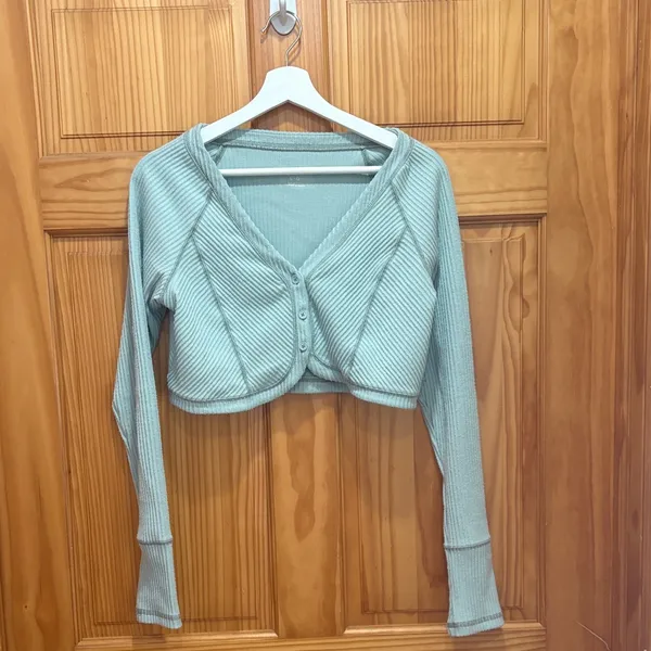 Urban Outfitters Out From Under Maya Thermal Ribbed Crop Top Size Large - Image 3