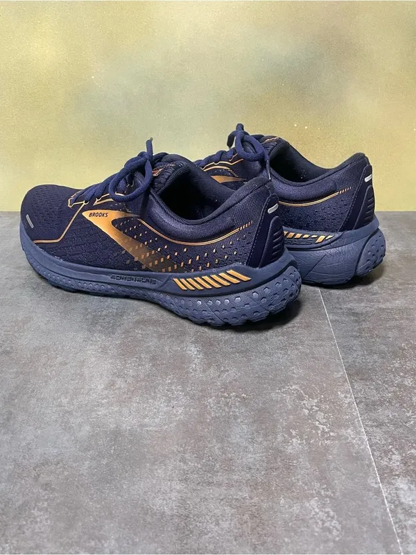 Brooks Adrenaline GTS 21 Women's Blue/Gold Running Shoes Size 11B - Image 11