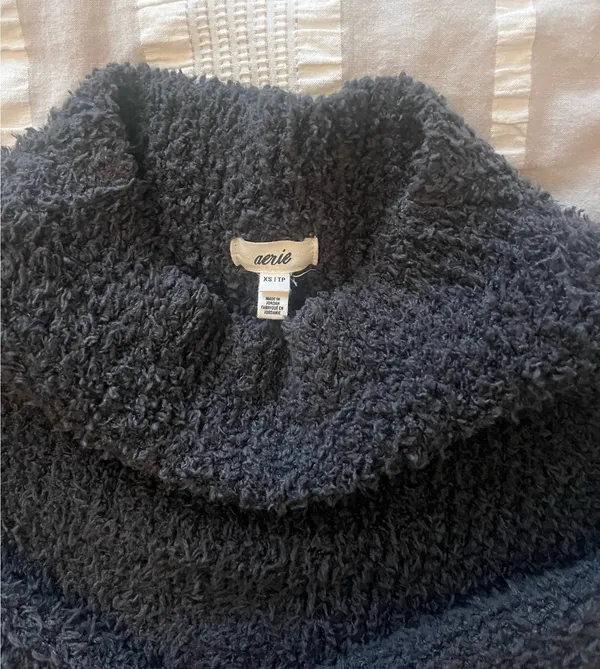 Black/Dark Grey Aerie Sweater - Image 2