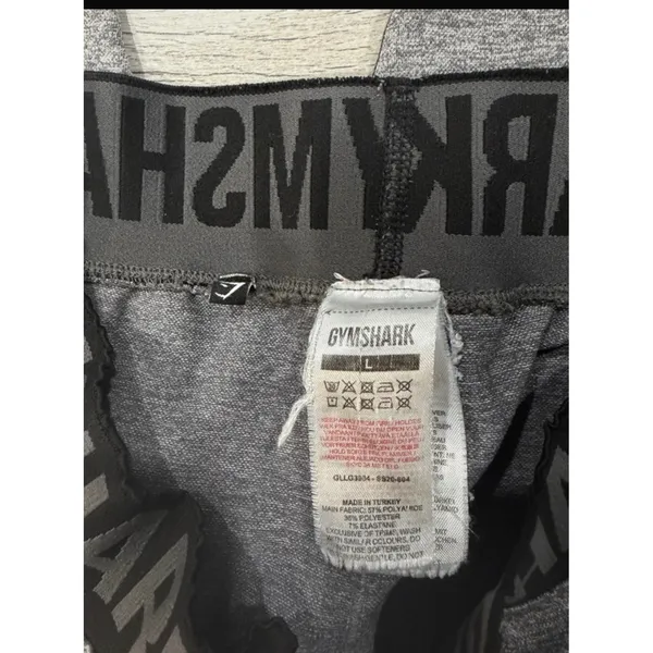 Gymshark Seamless Leggings Gray High Waisted Sculpting Workout Size L Activewear - Image 3