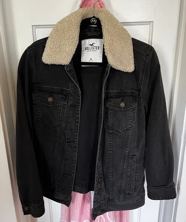 Hollister Denim Jacket Removable Sherpa - Image 3
