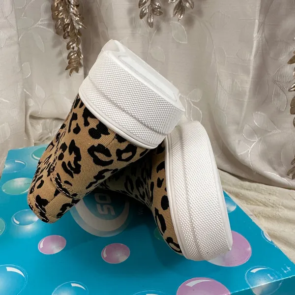 SODA‎ Bobcat Ltn Leopard Print High Top Sneakers Platform Size 9 Women's Shoes - Image 8