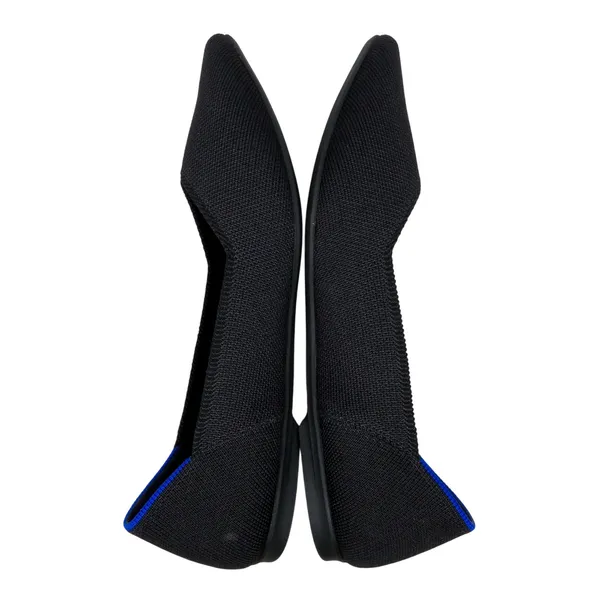 Rothy's The Point II Black Flats Pointed Toe In Love Insole Ballet Flats 6.5 - Image 4