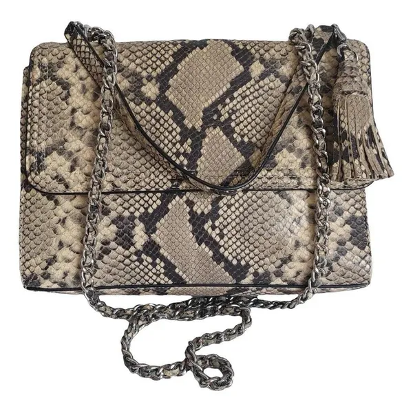 Tory Burch Python‎ Fleming Small Shoulder Bag - Image 15