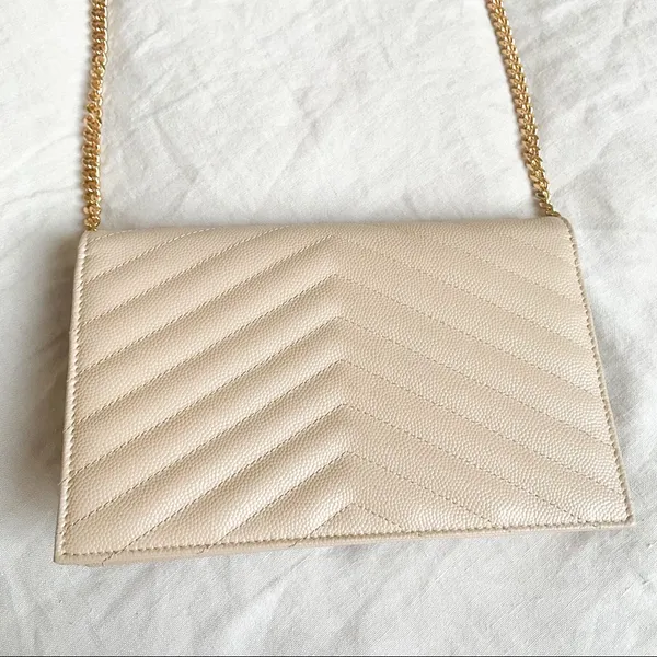 Yves Saint Laurent Classic Monogram Wallet on Chain - Image 7