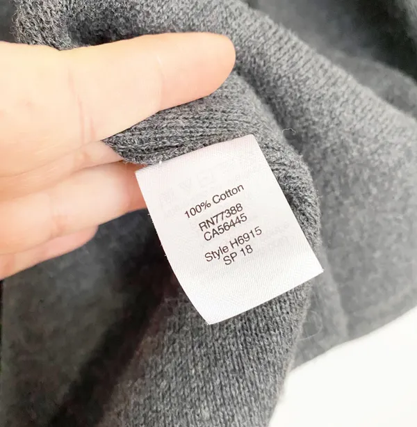 J Crew Charcoal Grey Open Front Blazer Sweater Jacket Size Small - Image 5