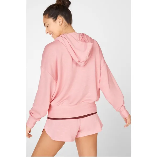 FABLETICS Go-To Hoodie in Pink Buff Women's sz XXL Cozy Loungewear - Image 3