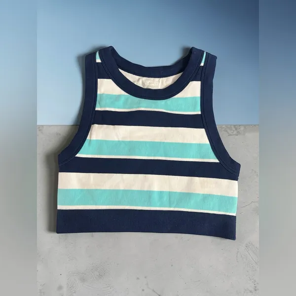 Offline By Aerie Ribbed Square Neck Sports Bra - Image 2