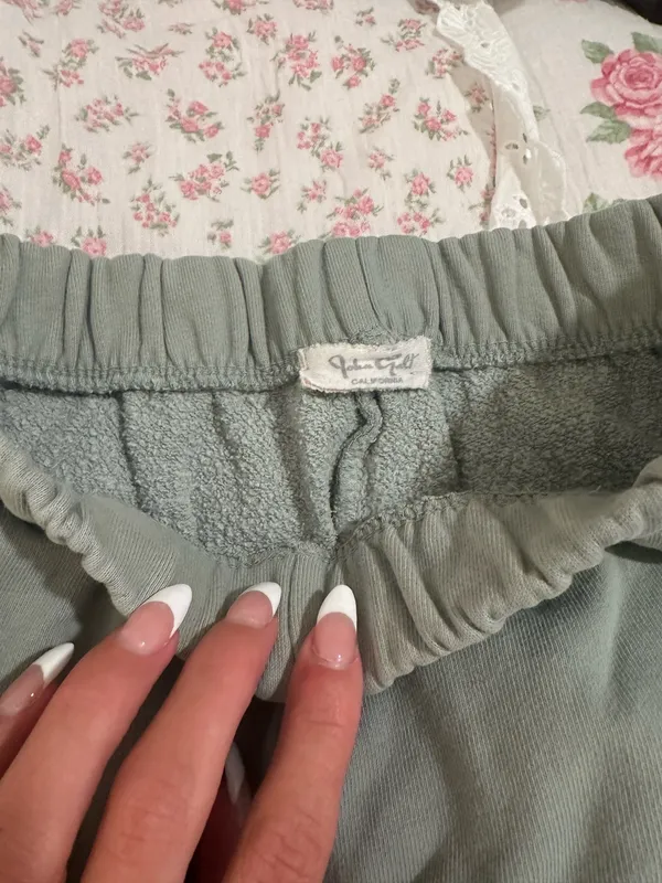 Brandy Melville Sweatpants Rosa Green John Galt - Image 2