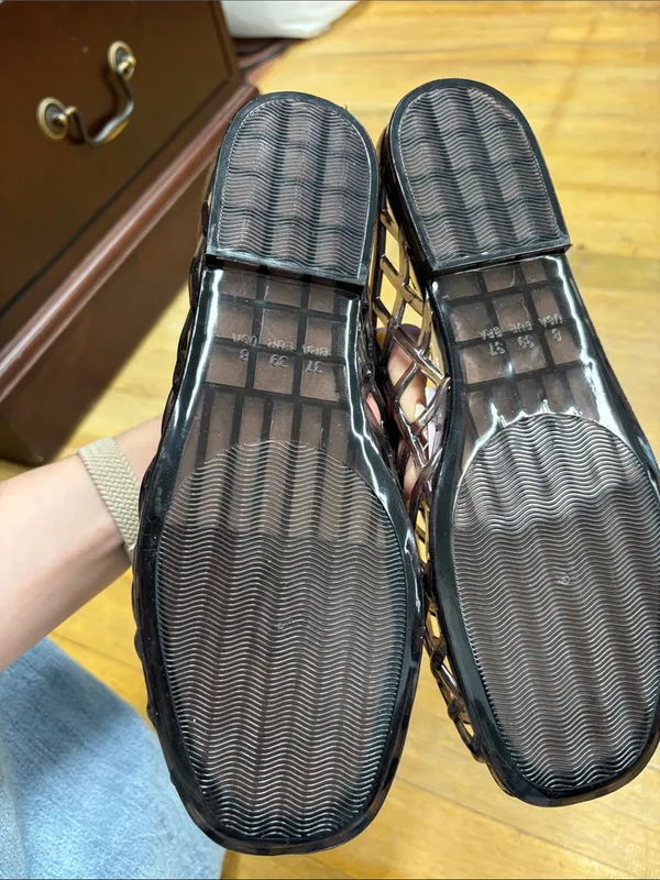 TOP Moda Black Woven Slip-On Mules - Image 2