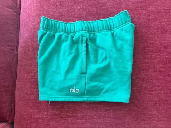Alo Yoga Green Shorts Very Rare Color  - Image 5