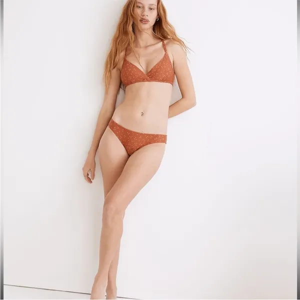 NWT Madewell Second Wave‎ Classic Bikini Bottom in Night Stars Size Small - Image 6