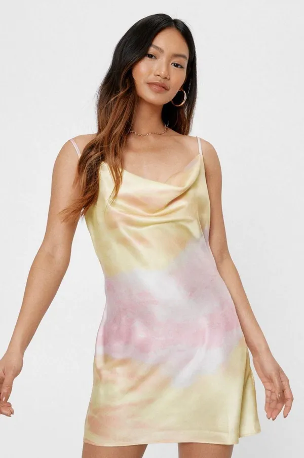 Nasty Gal Silk Dress - Image 3