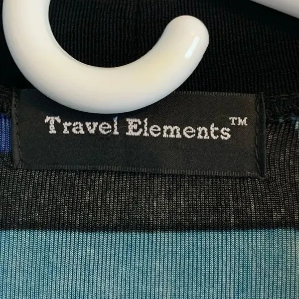 Travel Elements Jacket Cardigan Stretch Large Blue - Image 3