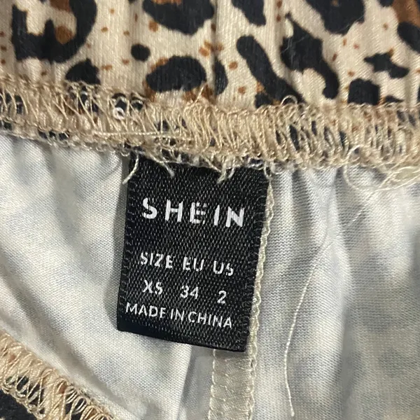 SHEIN Animal Print Straight Leg Pants - Image 2