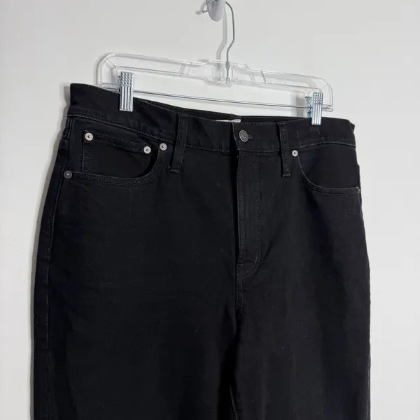 Madewell The Perfect Vintage Flare Jean Sherborn Black‎ Wash Size 31 Minimalist - Image 6