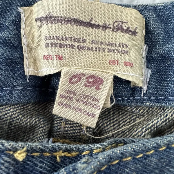 VTG Abercrombie &‎ Fitch Y2K 100% Cotton Bootcut Jeans Women’s 6R Grunge 2000s - Image 8