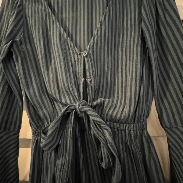 Striped Blue Romper - Image 2
