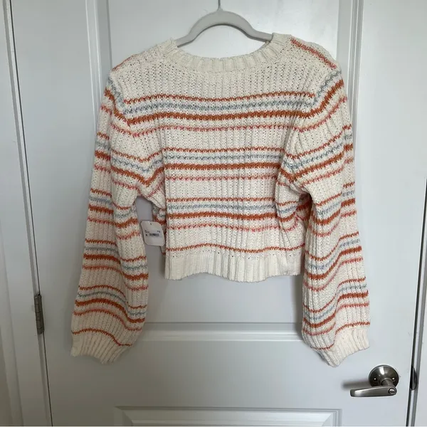 NEW Altar’d State Cropped Striped Sweater Size XL NWT - Image 7