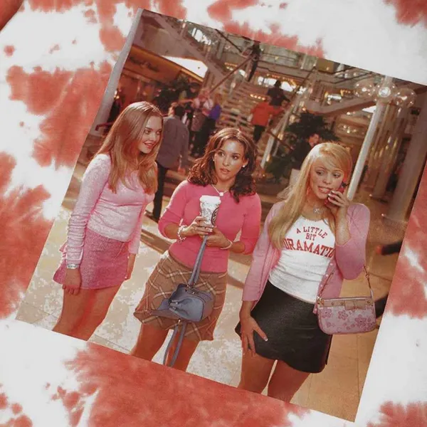 NWT Dumbgood x Mean Girls The Plastics Tie Dye Baggy Graphic T-Shirt — L/XL - Image 7