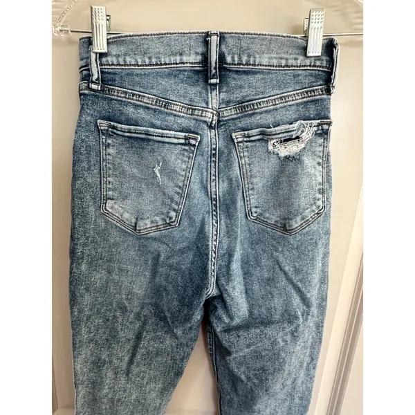 Abercrombie & Fitch Cross Band Waisted Super Skinny Ankle Women's 26 2R - Image 2