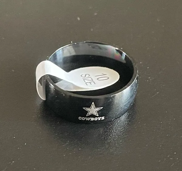 Black arc Dallas cowboys ring - Image 2