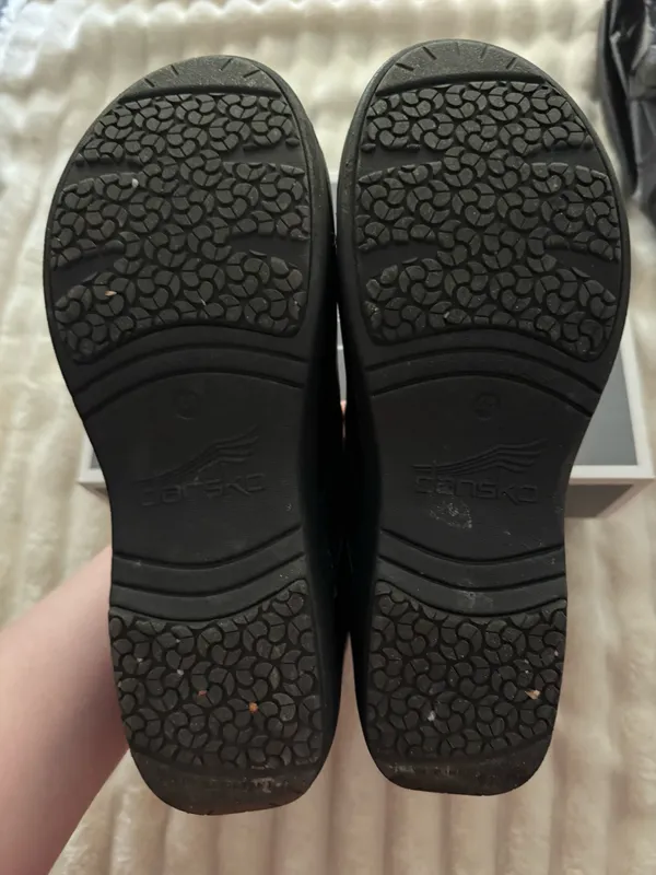 Women’s Black Leather Dansko XP Clogs Size 41 - Image 5